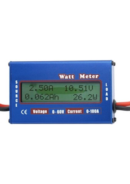 Orlylady 100A 60 V Dc Rc Helikopter Uçak Pil Gücü Analizörü Watt Metre Dengeleyici (Mavi) (Yurt Dışından) modelleri