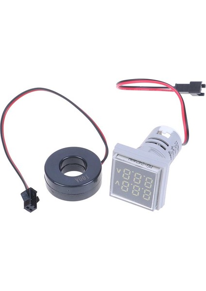 【allgood】dijital LED Çift Ekran Voltmetre Ampermetre Gerilim Ölçer Ölçer Ac 60-500V 0-100A (Yurt Dışından)