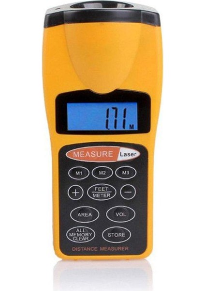 CP-3007 Çok Fonksiyonlu LCD Ultrasonik Mesafe Ölçer Ölçüm Mesafe Bulucu (Yurt Dışından)