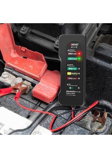 Aneng 9-24V Evrensel Araba Motosiklet Akümülatör Test Cihazı Depolama Pil Test Cihazı Araba Jeneratör Arıza Teşhis Aracı Oto Tamir (Yurt Dışından) fırsatları