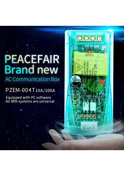 Peacefair PZEM-004T 3.0 Sürüm Ttl Modbus-Rtu Güç Ölçer Kwh Ölçer (Yurt Dışından)
