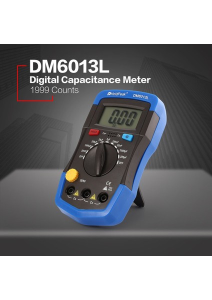Ma DM6013L Taşınabilir Dijital Kapasite Kapasitör Ölçer Test Cihazı 200PF~20000UF (Yurt Dışından) fırsatları