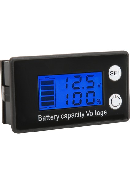 LCD Pil Ölçer 7‑68V Için 2 Kablolu Gerilim Yüzdesi Yeni (Yurt Dışından)