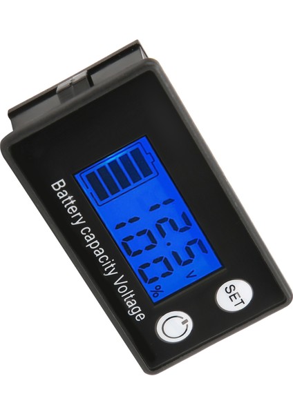 LCD Pil Ölçer 7‑68V Için 2 Kablolu Gerilim Yüzdesi Yeni (Yurt Dışından)