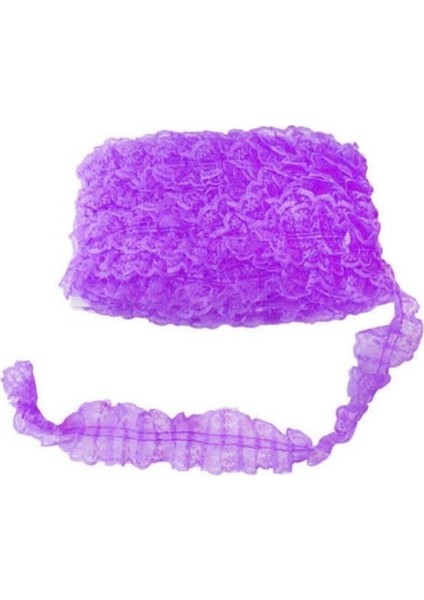 Dantelli Kurdele 4.2 cm - 18 Metre Lila fiyatları