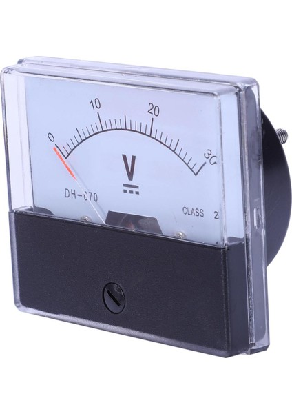 DH-670 Doğruluk Dc 30V Analog Panel Metre Voltmetre (Yurt Dışından)