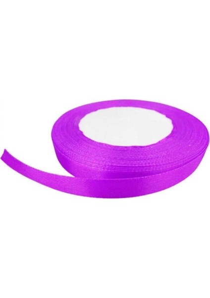 Saten Kurdele Kalın 1 cm - 240 Metre Lila