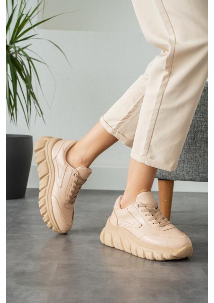 Ten Bağcıklı Günlük Taban Kadın Sneaker fiyatları