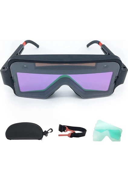 Bradoo-Kaynak Gözlüğü Otomatik Kararan Güneş Enerjili Kaynak Gözlükleri Maske Kask Kaynakçı Güvenlik Koruyucu Gözlük Kaynakçı Gözlükleri (Yurt Dışından) fiyatları