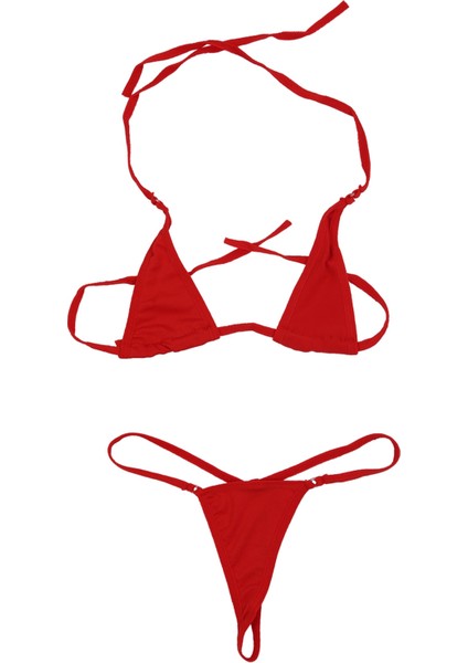 Mayo-4* Mayo Bikini-Pembe & Kırmızı (Yurt Dışından)