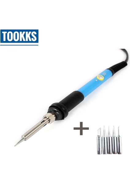 60 W Elektrikli Havya Sıcaklığı Ayarlanabilir Kaynak Demiri 5 Adet Demir Ipuçları Rework Istasyonu Mini Kolu Isıtma Kalem (Yurt Dışından) modelleri