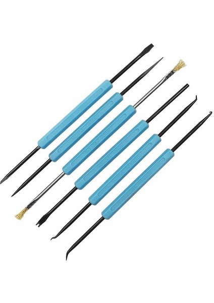 Zjcostol 6 In 1 Çelik Lehim Yardımı Bga Onarım Aracı Seti Hassas Elektronik Bileşenler Kaynak Taşlama Temizleme El Aletleri (Yurt Dışından)