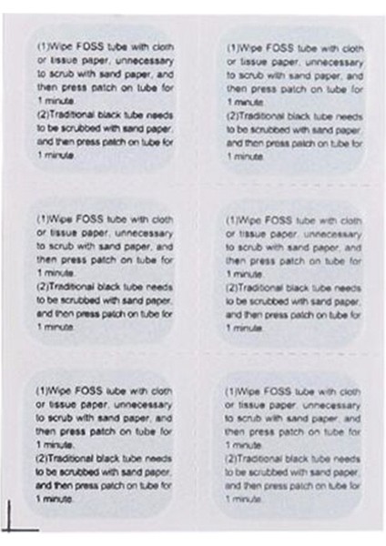 Foss 12 Adet/takım Bisiklet Lastiği Yama Hızlı Kuruyan Tüp Tamir Pedi Aracı (Yurt Dışından)