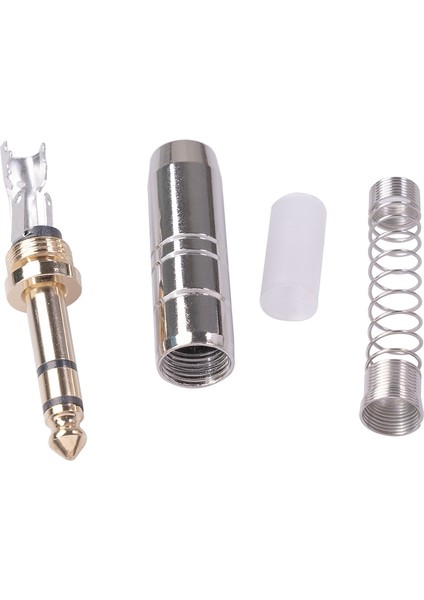 Dıy 6.35MM Ses Kablosu Için 6.35MM Çift Kanallı Kaynak Fişi, -2 Adet (Yurt Dışından) modelleri