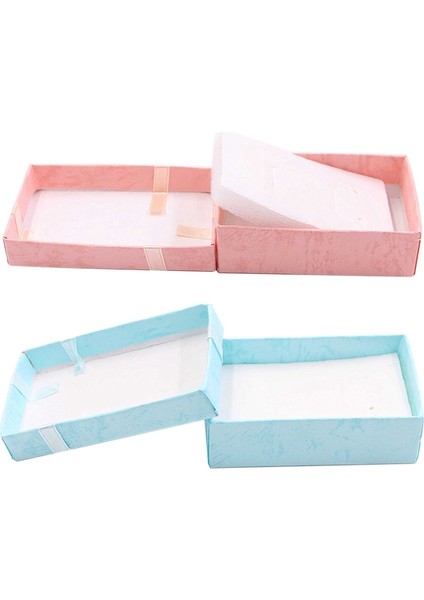 Takı Ekranı Için 32 Adet Kağıt Takı Hediye Kutuları-Yüzükler, Küçük Saatler, Kolyeler, Küpeler, Bilezik Hediye Paketi Kutusu - 16 Adet Pembe ve 16 Adet Gök Mavisi (Yurt Dışından) fırsatları