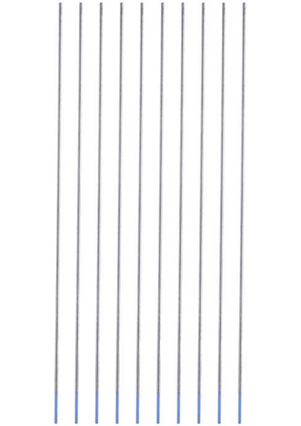10 Adet 1.0/1.6/2.4mm Tungsten Kaynak Elektrotları Lantanlı Elektrot Mavi Ucu (Yurt Dışından)