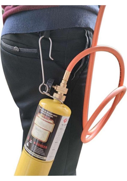 Paslanmaz Çelik Kaynak Gazı Şişesi Kemer Kancası El Mapp Propan Şişe Klipsi (Yurt Dışından) fırsatları