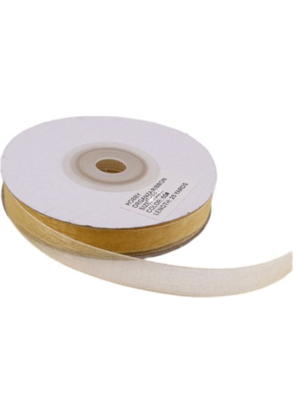 Organze Kurdele 20 mm - 22 Metre Gold