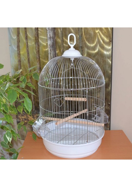 Salon Kafesi Yuvarlak Kafes Krom Ø34X55 x 1 Adet 21051