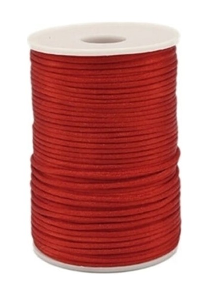 Kurdele Floş Ip Sıçan Kuyruğu 100 Yarda Bordo