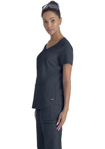 Grey's Anatomy Carly Medikal Giyim Doktor Scrubs Cerrahi Takım Likralı Hastane Üniforması fiyatları