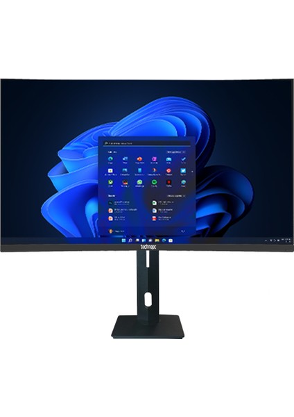 Blueera Monitör L13 27.0" 1920X1080 Çözünür Ekran & Va Panel & 250NIT Parlaklık & Display+Hdmı+Vga Port & Vesa Destekli LED Ekran 23.8inç  Fhd Curved Monitör