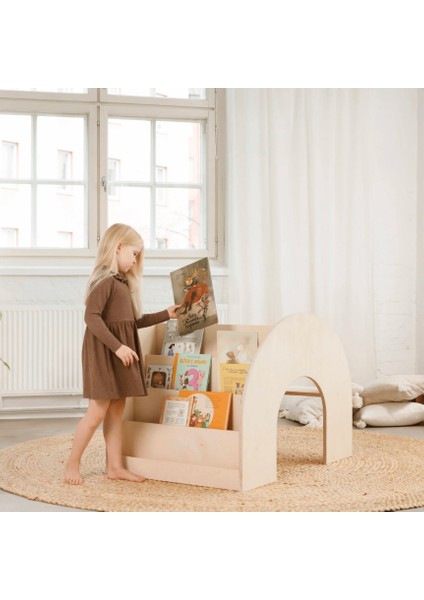 Micki 2in1 Montessori Kitaplıklı Çalışma Masası 110CM fırsatları