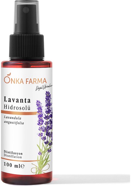 Lavanta Suyu Hidrosolü Tonik Yağı Alınmamış Doğal İçerik 100 ml
