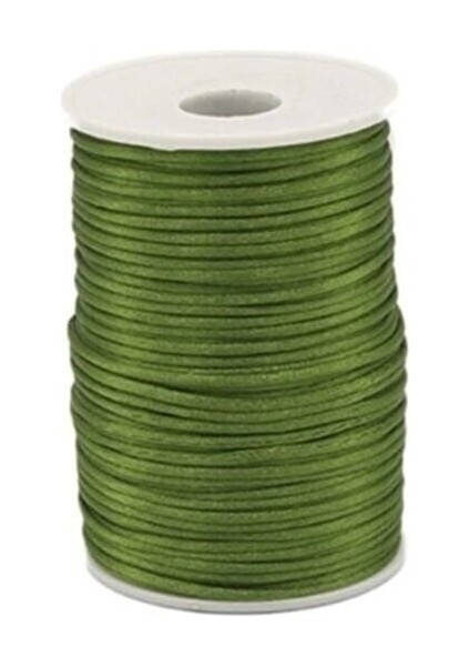 Kurdele Floş Ip Sıçan Kuyruğu 100 Yarda Yeşil