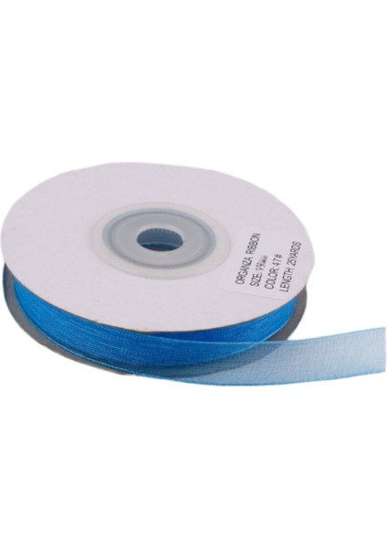 Organze Kurdele 20 mm - 22 Metre Turkuaz