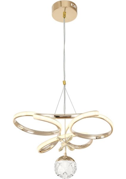 2578-40 Sr LED Gold Avize(Beyaz Işık -Sarı Işık - Gün Işığı) fiyatları