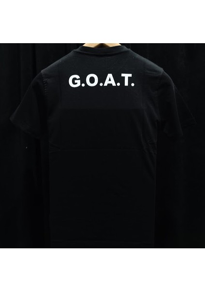 Göğüsde Muhammed Ali Boss Baskılı Sırt Kısmında T_goat Yazılı T-Shirt fiyatları