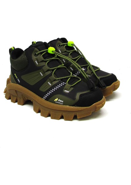 PRMX-1794 Haki Unısex Çocuk Lastik Bağlı Spor Bot