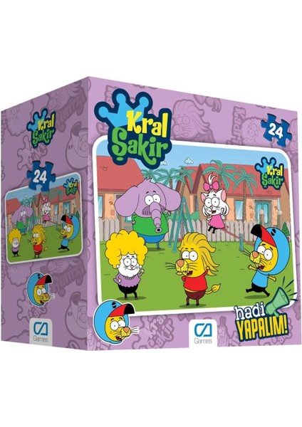 KTYRA52 Nessiworld Kral Şakir 24 Parça Yer Puzzle