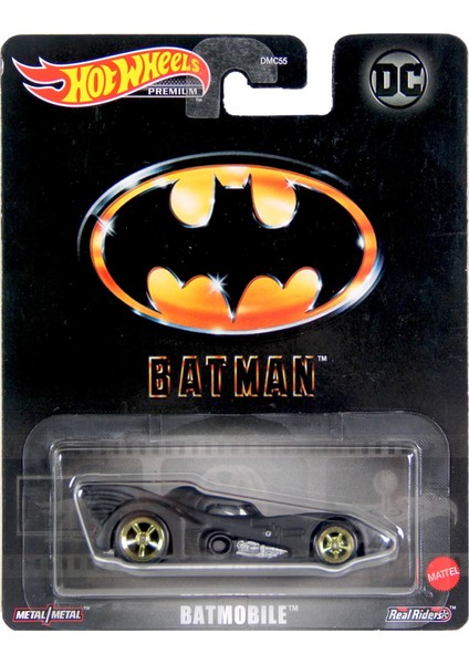 KTYRA52 Nessiworld Hot Wheels Premium Retro Entertainment 1989 Batman Batmobile