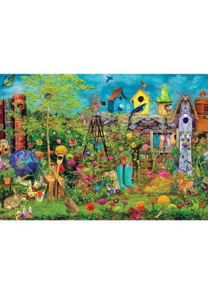 KTYRA52 22009 Yaz Bahçesi Aimee Stewart 1500 Parça Art Gallery Puzzle -Ks Puzzle