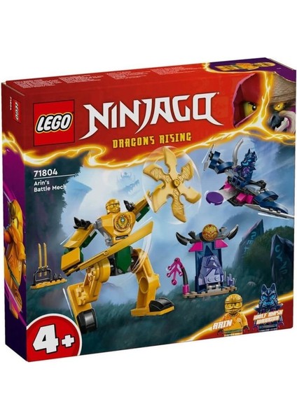 KTYRA52 71804 Lego® Nınjago® Arin'in Savaş Robotu 104 Parça +4 Yaş