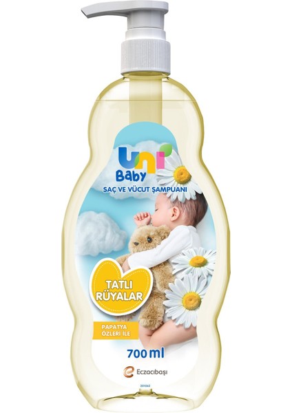 KTYRA52 Uni Baby Tatlı Rüyalar Bebek Şampuanı 700ML