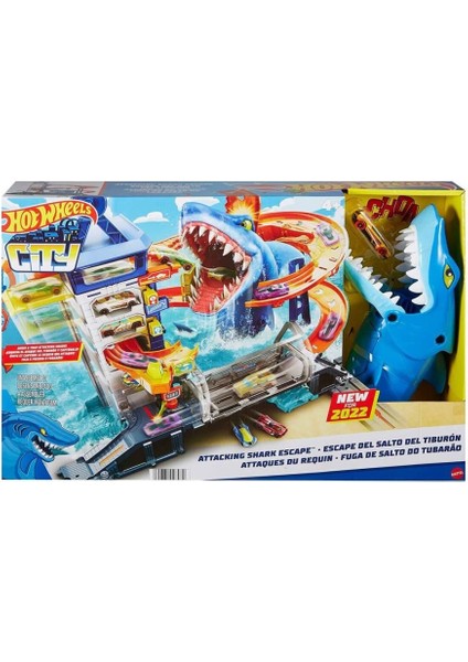 KTYRA52 HDP06 Hot Wheels Köpek Balığından Kaçış Oyun Seti