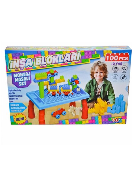 KTYRA52 ZEY2031 Inşa Blokları Erkek Seti - Zey Toys
