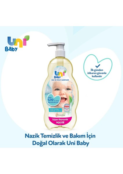 KTYRA52 Uni Baby Bebek Şampuanı 900ML