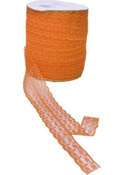 Kurdela Dantelli Çift 2 Katlı 5 cm 10 Metre Somon