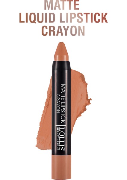 Matte Lipstick Crayon 02 / Mat Kalem Ruj Crayon 02