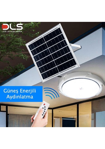 300W Güneş Enerjili Solar Bahçe Çevre  Lambası Dls