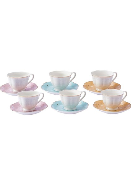 Deco 6 Kişilik Kahve Fincan Takımı 80 ml