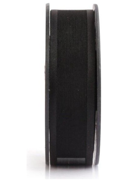 Saten Kenarlı Organze Kurdele SIYAH2,5CMX25MT