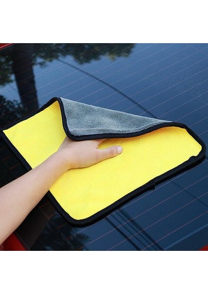 Mikrofiber Araç Iç Dış Yıkama Temizleme Toz Bırakmaz Kurulama Cam Bezi Araba Yıkama Havlusu 30*40 4 Adet fırsatları