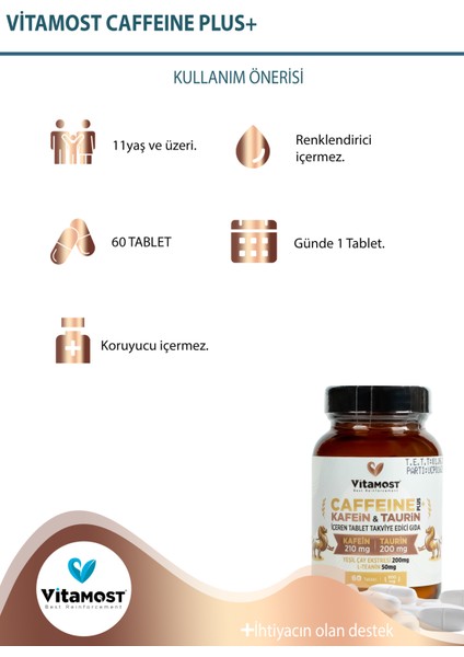 Caffeine Energy Taurin L-teanin Yeşil Çay Ekstresi (KAFEİN) Güç Ve Performans 60 Tablet modelleri