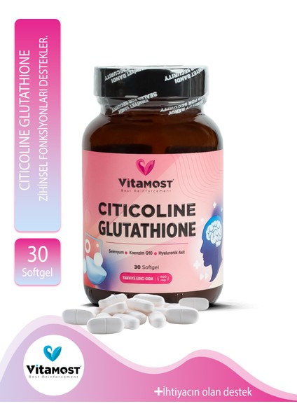 Cıtıcolıne Glutathıone 30 Soft Jel Kapsül