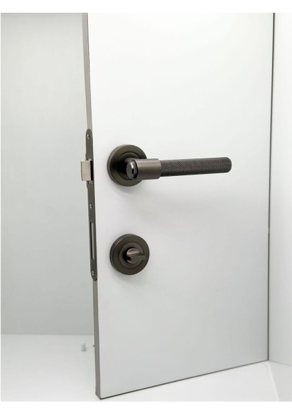 Punch Mat Skoç Füme Rozetli Wc Banyo Kapı Kolu 1 Takım fiyatları